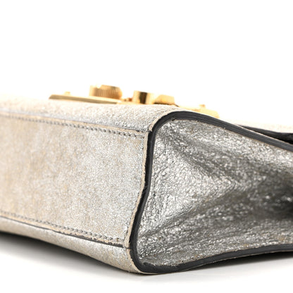 Galassia Small Padlock Shoulder Bag Platino
