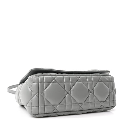 Calfskin Macrocannage Medium Caro Bag Iron Grey