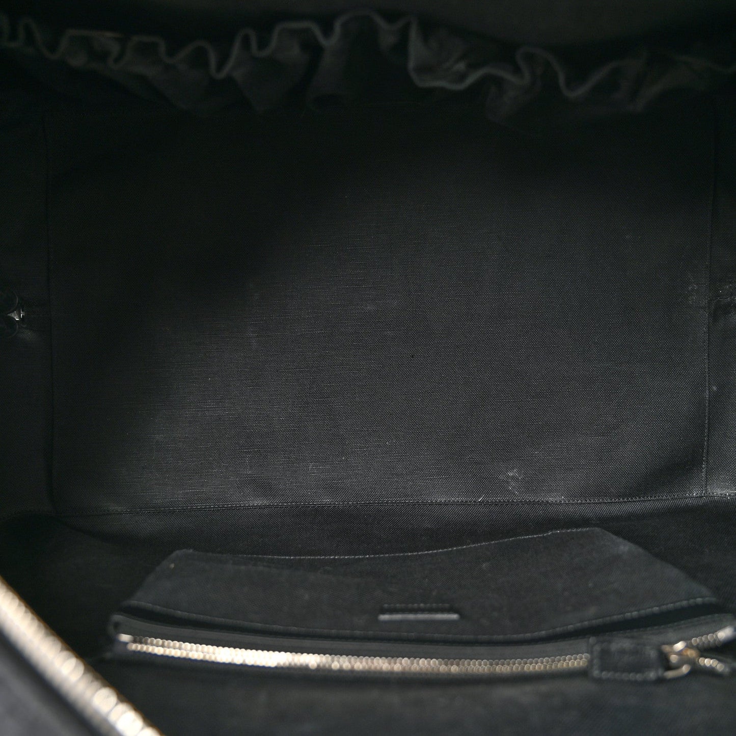 GG Supreme Monogram Azalea Calfskin Retro Interlocking G Large Duffle Bag Black Grey