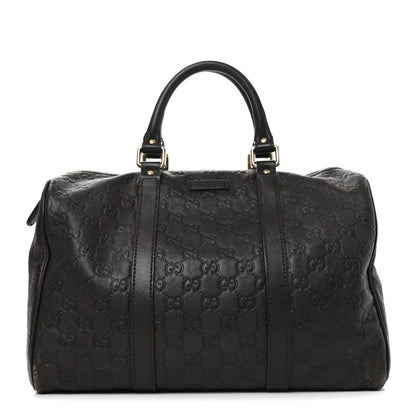 Guccissima Medium Joy Boston Dark Brown