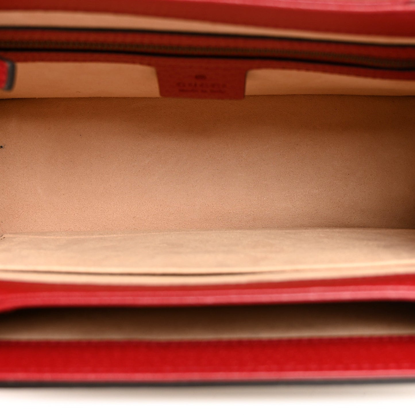 GG Supreme Monogram Small Queen Margaret Top Handle Bag Red