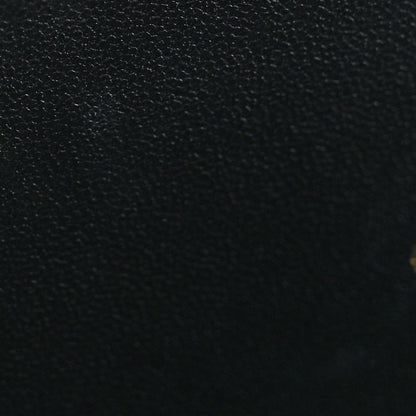Supple Calfskin Cannage Caro Belt Pouch with Chain Black