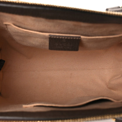 GG Supreme Monogram Small Ophidia Tote Bag Brown
