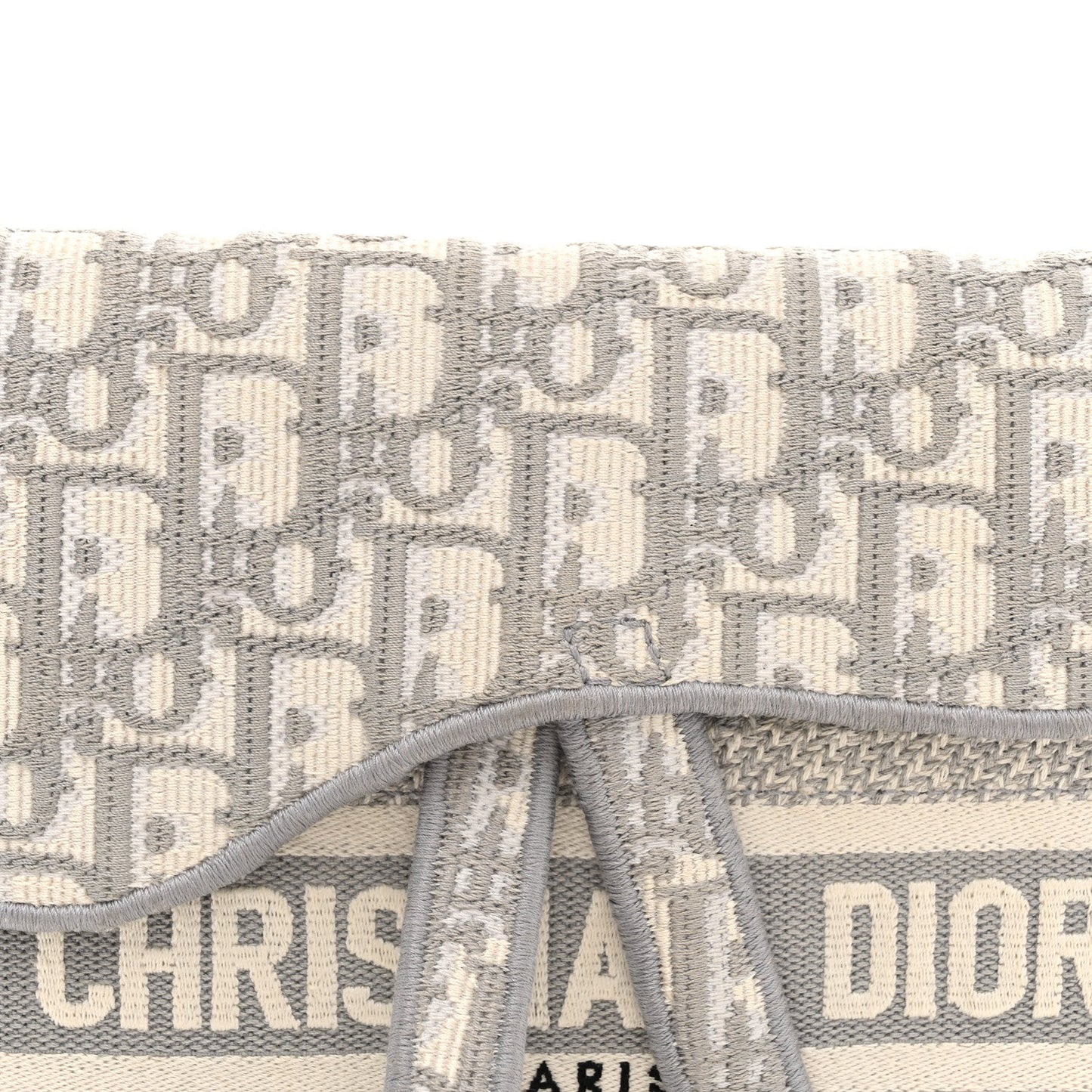 Oblique Slim Saddle Pouch Grey Grey