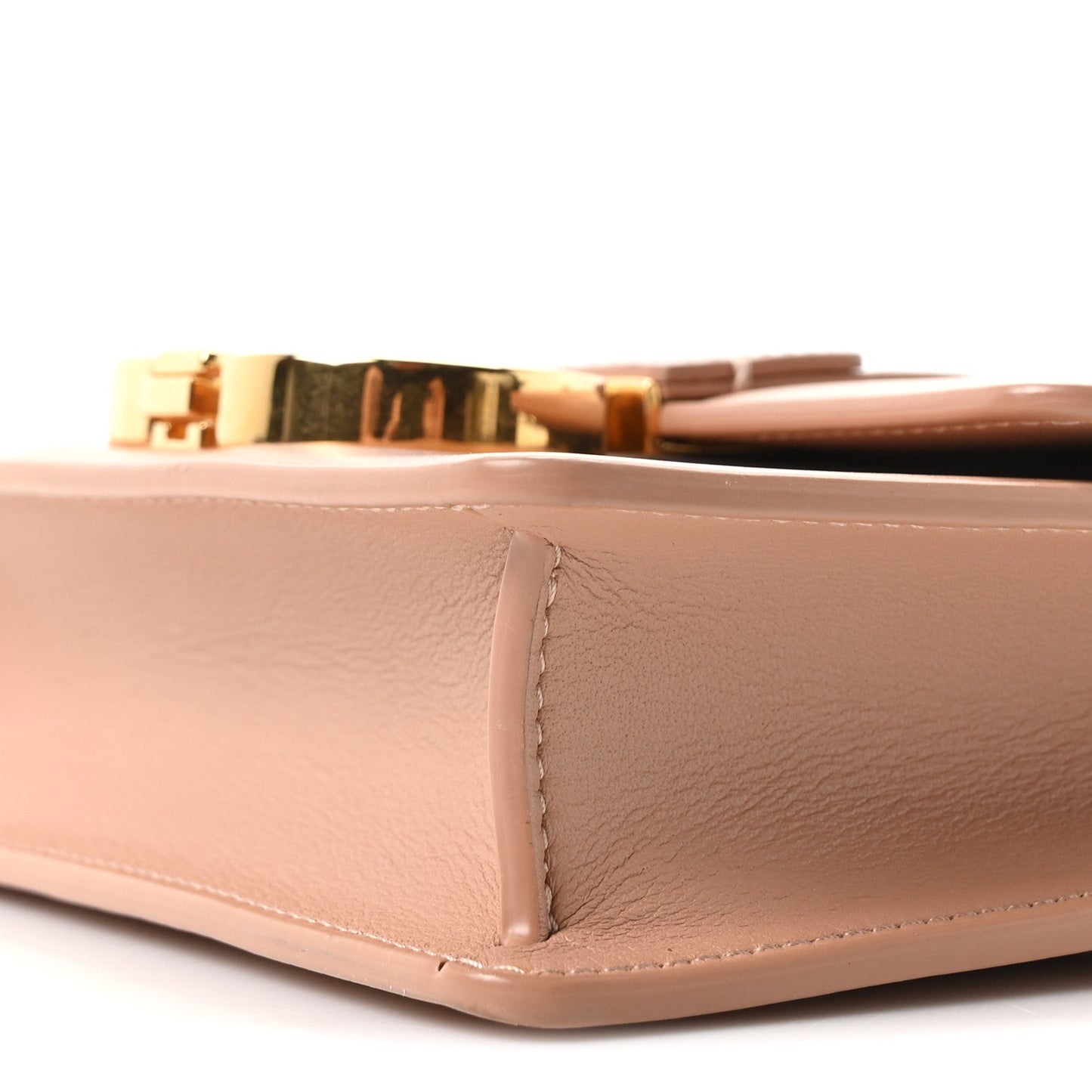 Smooth Calfskin Micro 30 Montaigne Flap Bag Rose Des Vents