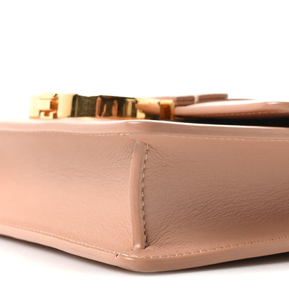 Smooth Calfskin Micro 30 Montaigne Flap Bag Rose Des Vents