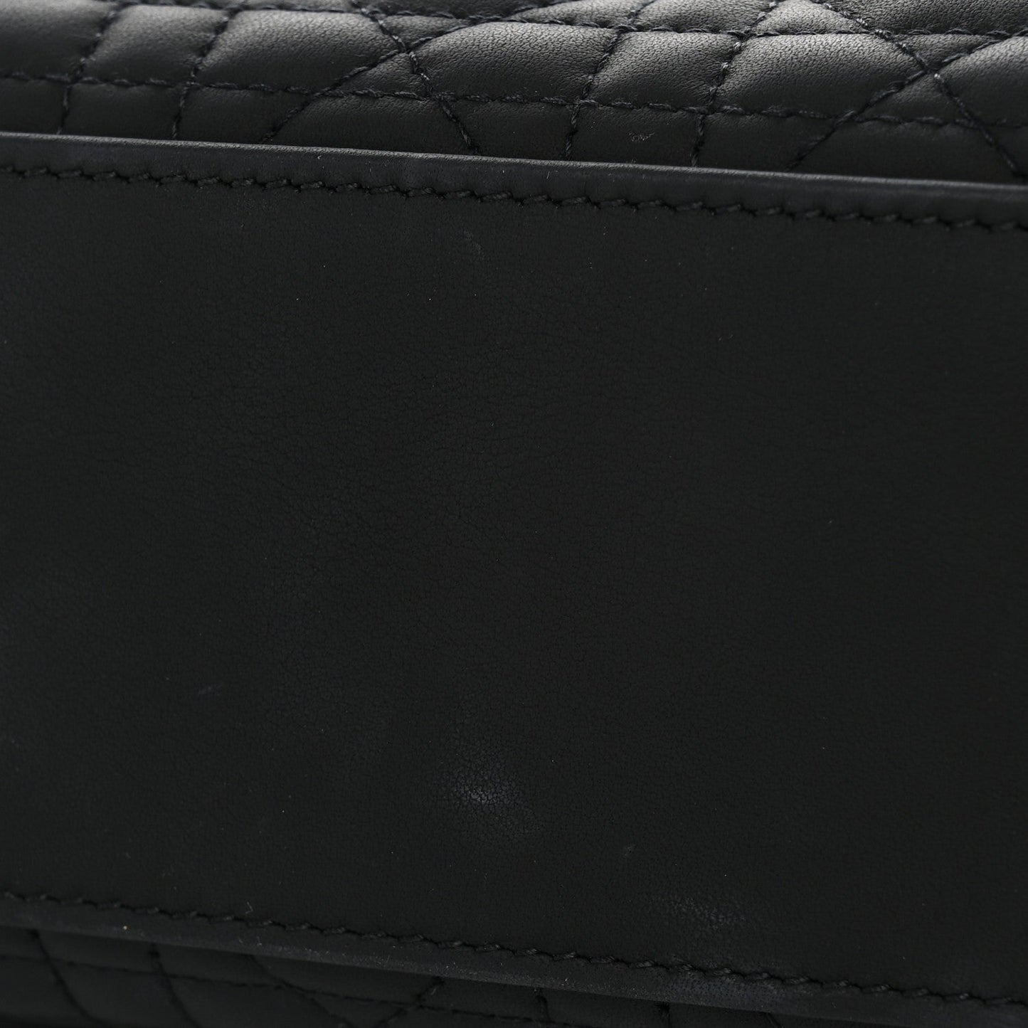 Ultra Matte Calfskin Cannage Small My ABCDior Lady Dior Black