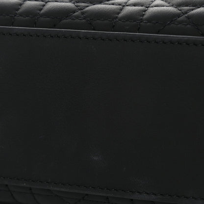 Ultra Matte Calfskin Cannage Small My ABCDior Lady Dior Black