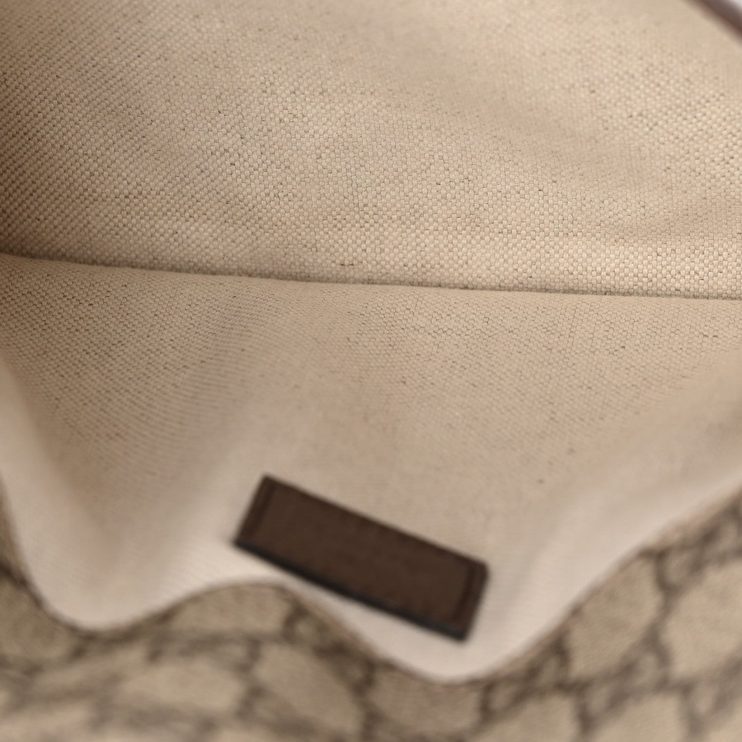 GG Supreme Monogram Neo Vintage Web Belt Bag Brown