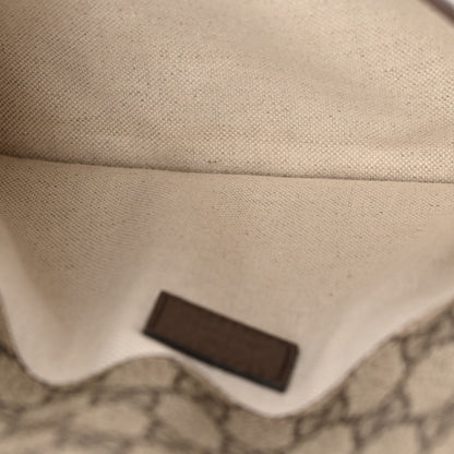 GG Supreme Monogram Neo Vintage Web Belt Bag Brown