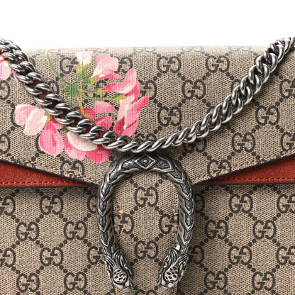GG Supreme Monogram Blooms Small Dionysus Shoulder Bag Beige Multicolor Dry Rose