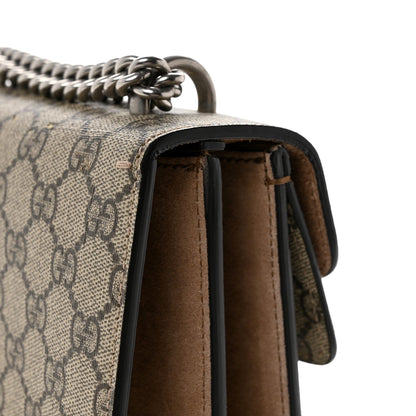 GG Supreme Monogram Small Dionysus Shoulder Bag Taupe