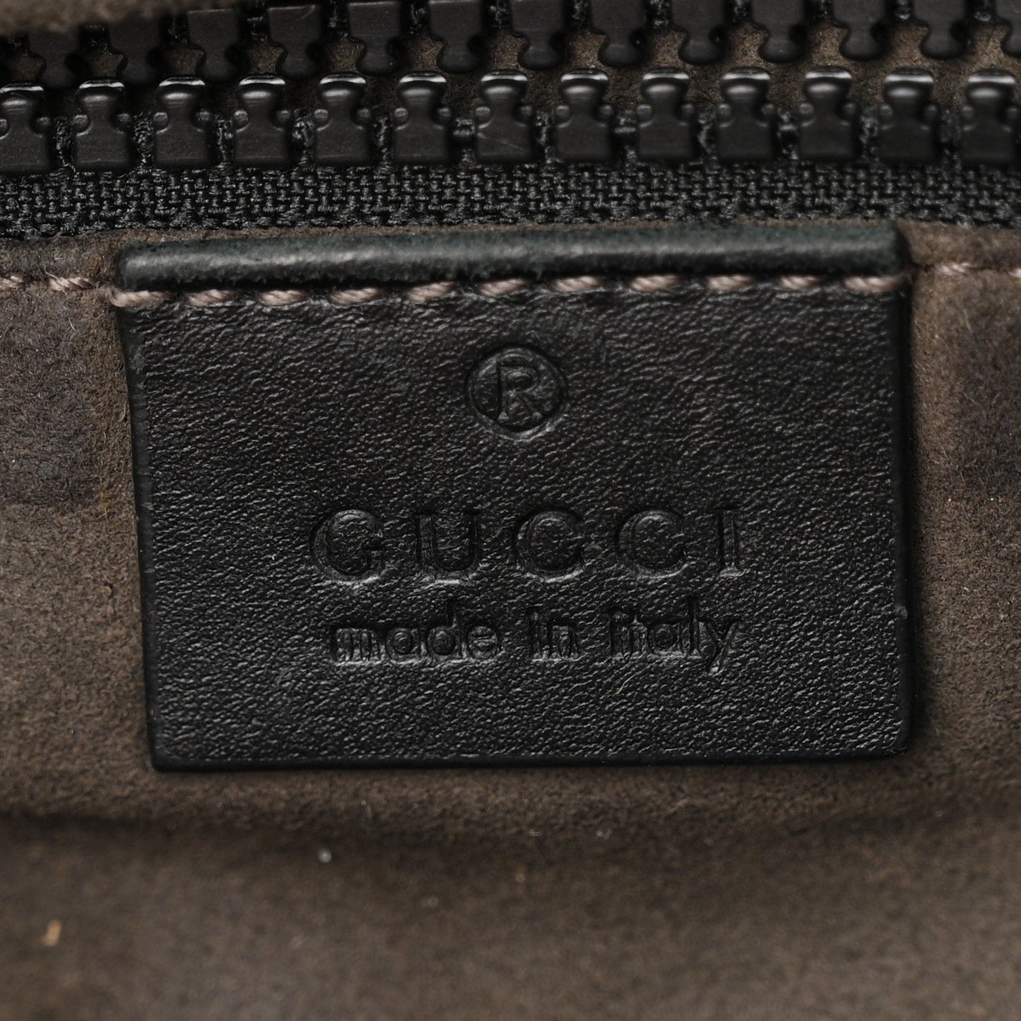 GG Supreme Monogram Belt Bag Black
