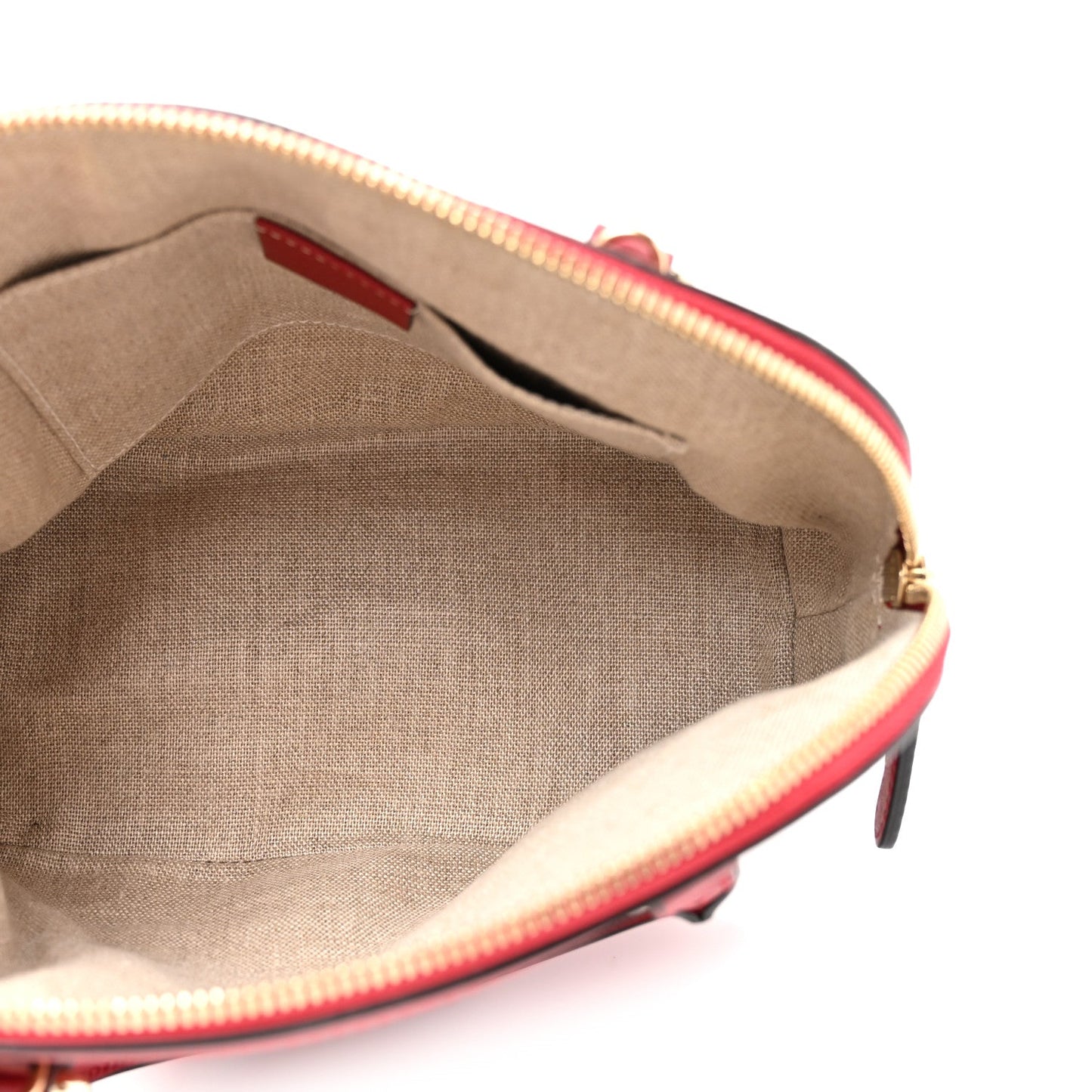 Soft Microguccissima Mini Dome Bag Rosso