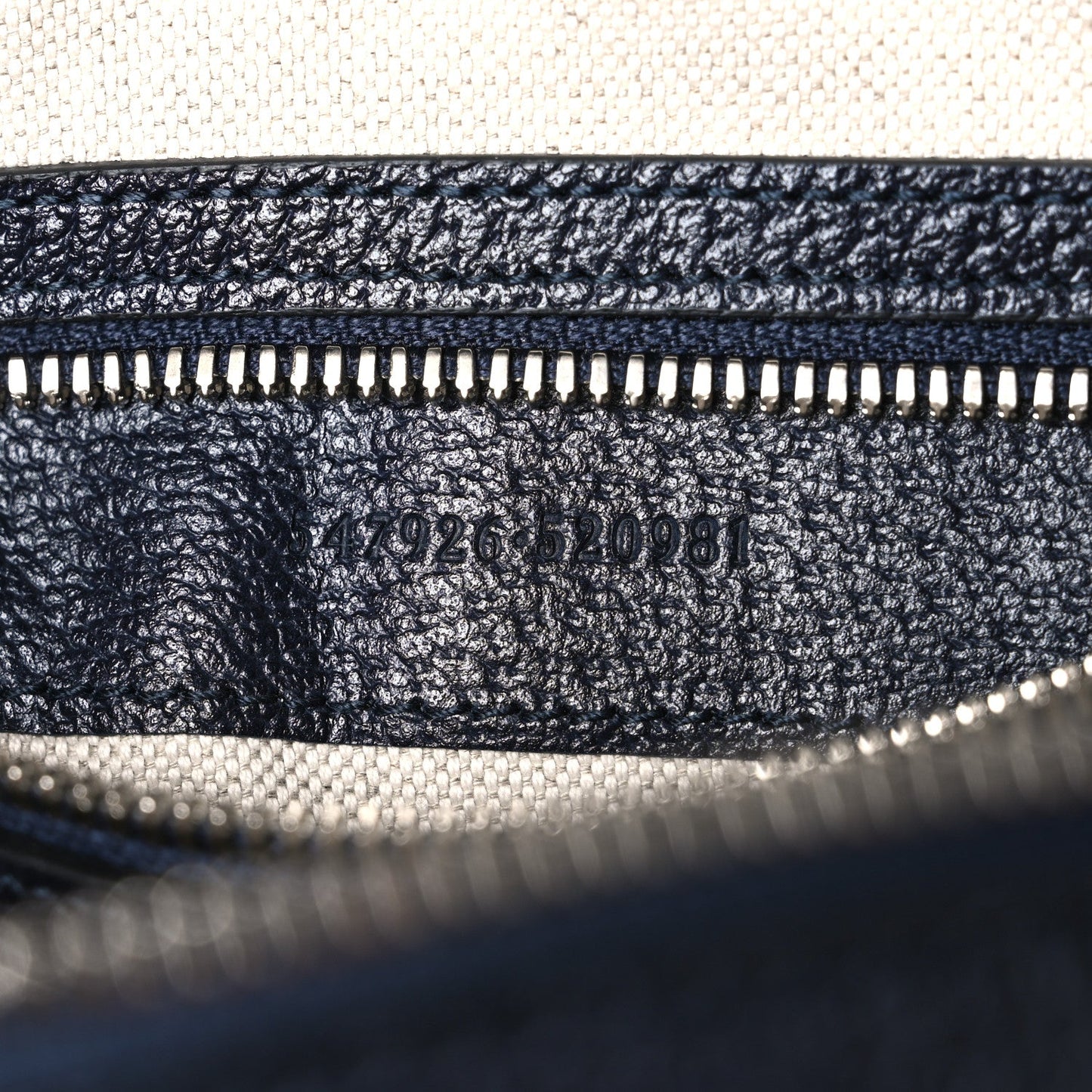 GG Supreme Monogram Textured Dollar Calfskin Web Small Ophidia Messenger Bag Beige Blue