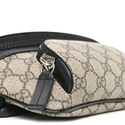 GG Supreme Monogram Belt Bag Black