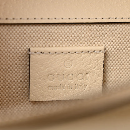 Textured Calfskin Crystal Small Dionysus Shoulder Bag Mystic White