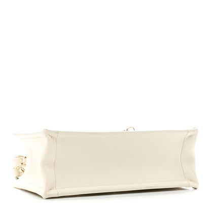 Calfskin Macrocannage Mini Book Tote Latte