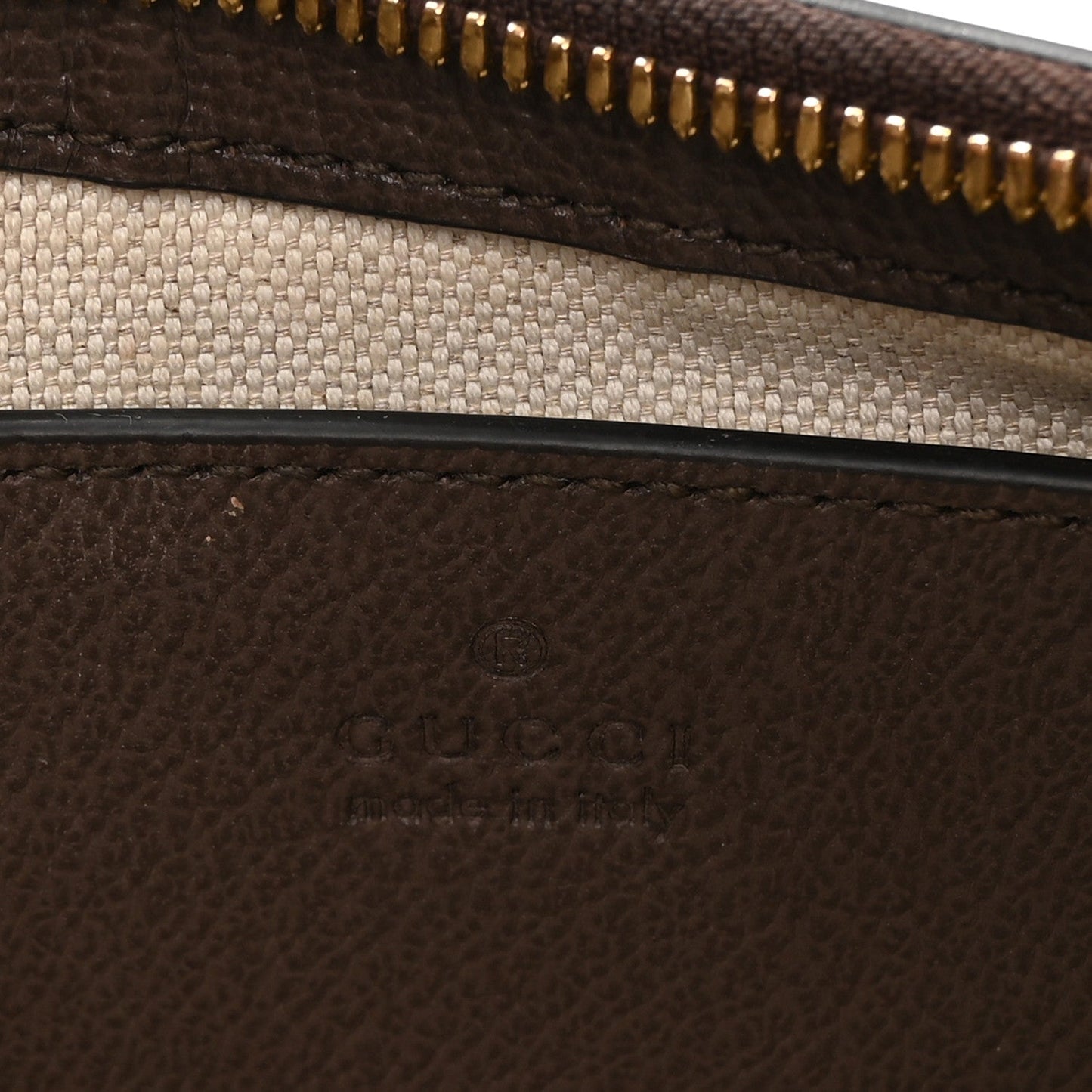 GG Supreme Monogram Textured Dollar Calfskin Web Small Ophidia GG Handbag Beige Ebony New Acero