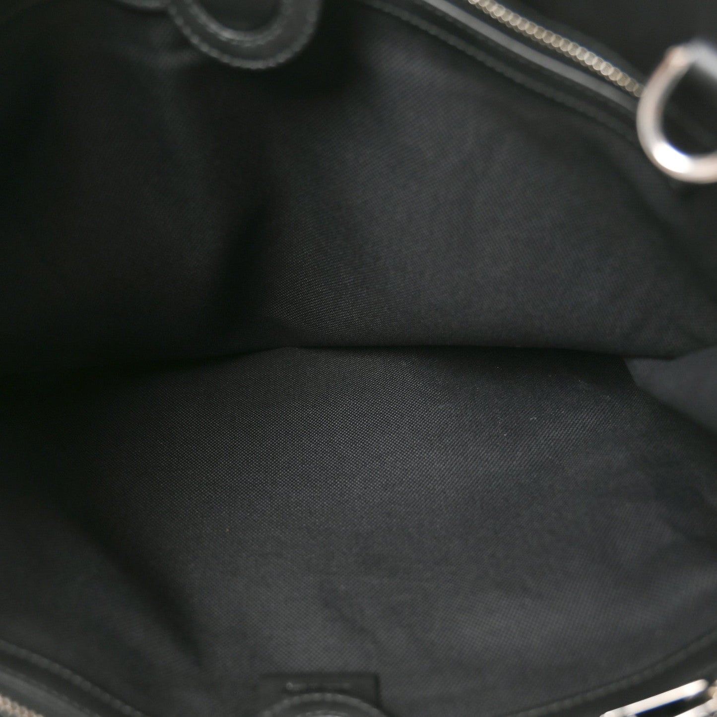 Soft GG Supreme Monogram Appia Calfskin Web Vertical Tote Black