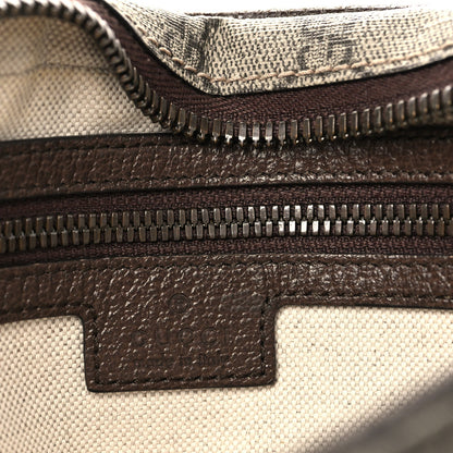 Soft GG Supreme Monogram Medium Ophidia Belt Bag Dark Brown