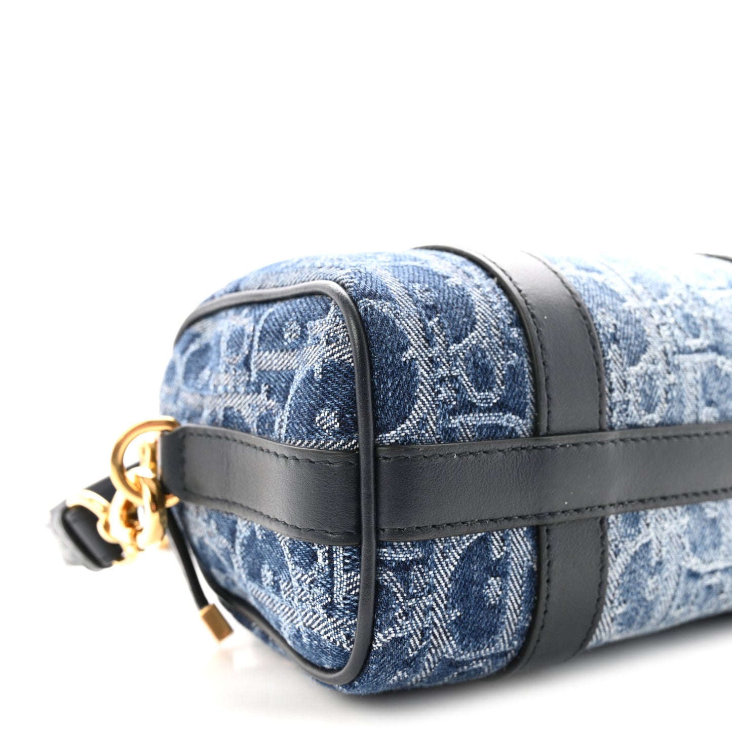 Denim Oblique Nano Groove 17 Bag Blue