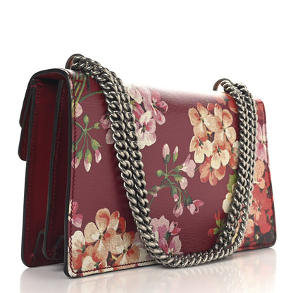 Calfskin Blooms Print Small Dionysus Shoulder Bag Romantic Cherry Multicolor