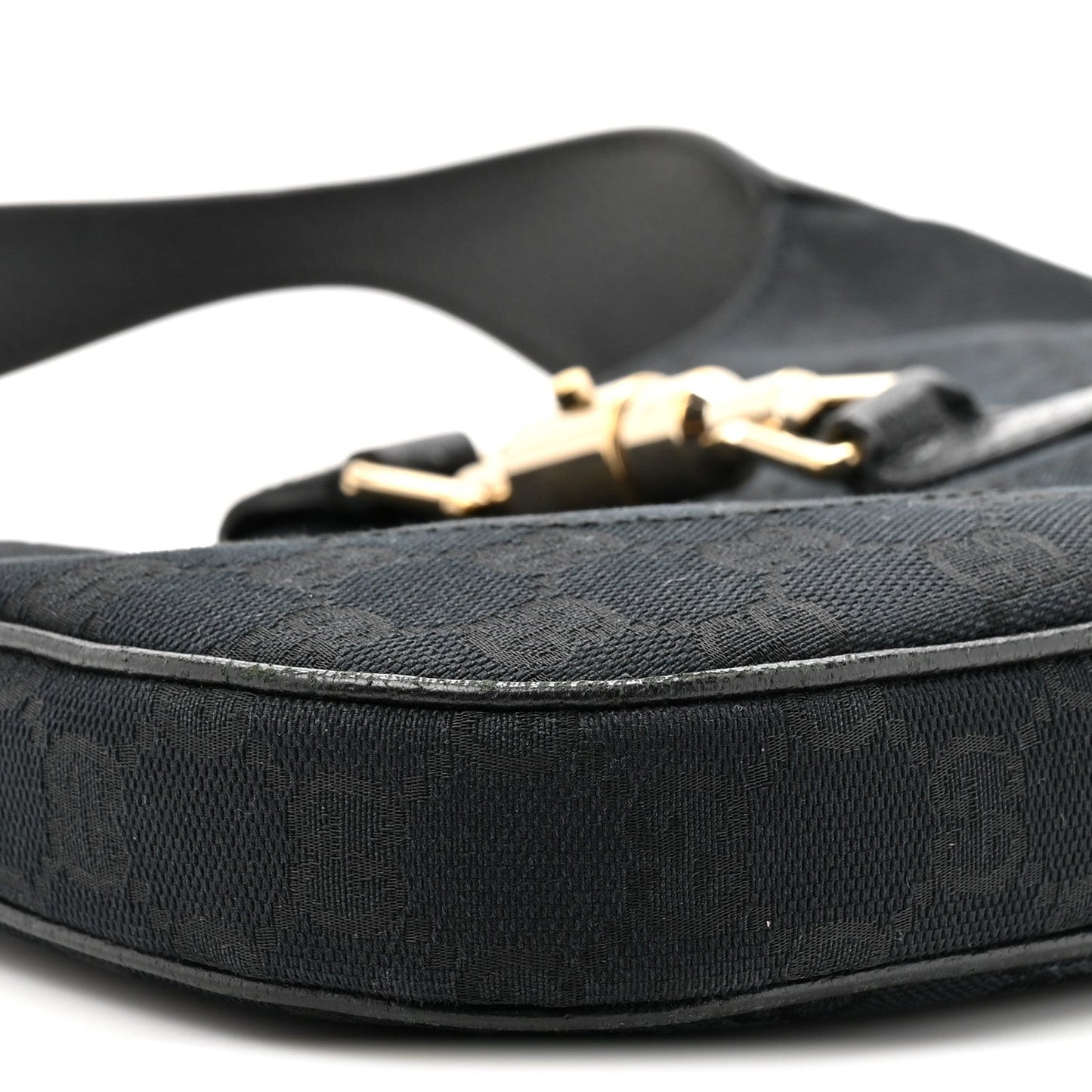 Monogram Small Jackie O Hobo Black