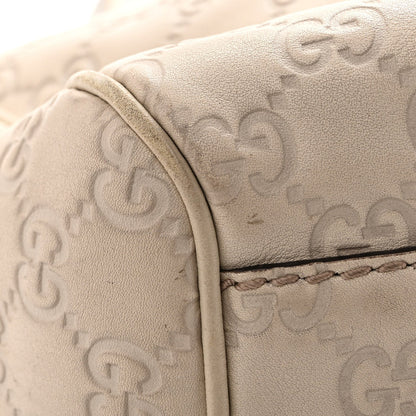 Guccissima Medium Sukey Tote Mystic White