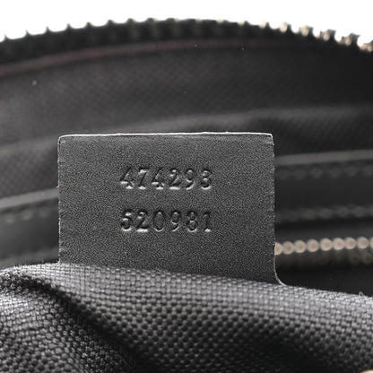 Soft GG Supreme Monogram Web Belt Bag Black Grey
