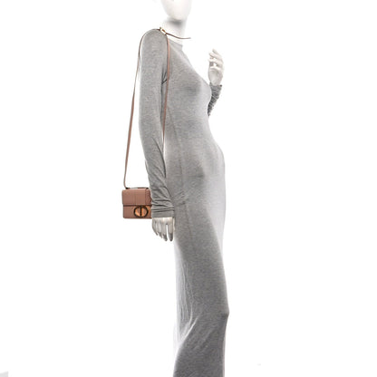 Smooth Calfskin Micro 30 Montaigne Flap Bag Rose Des Vents