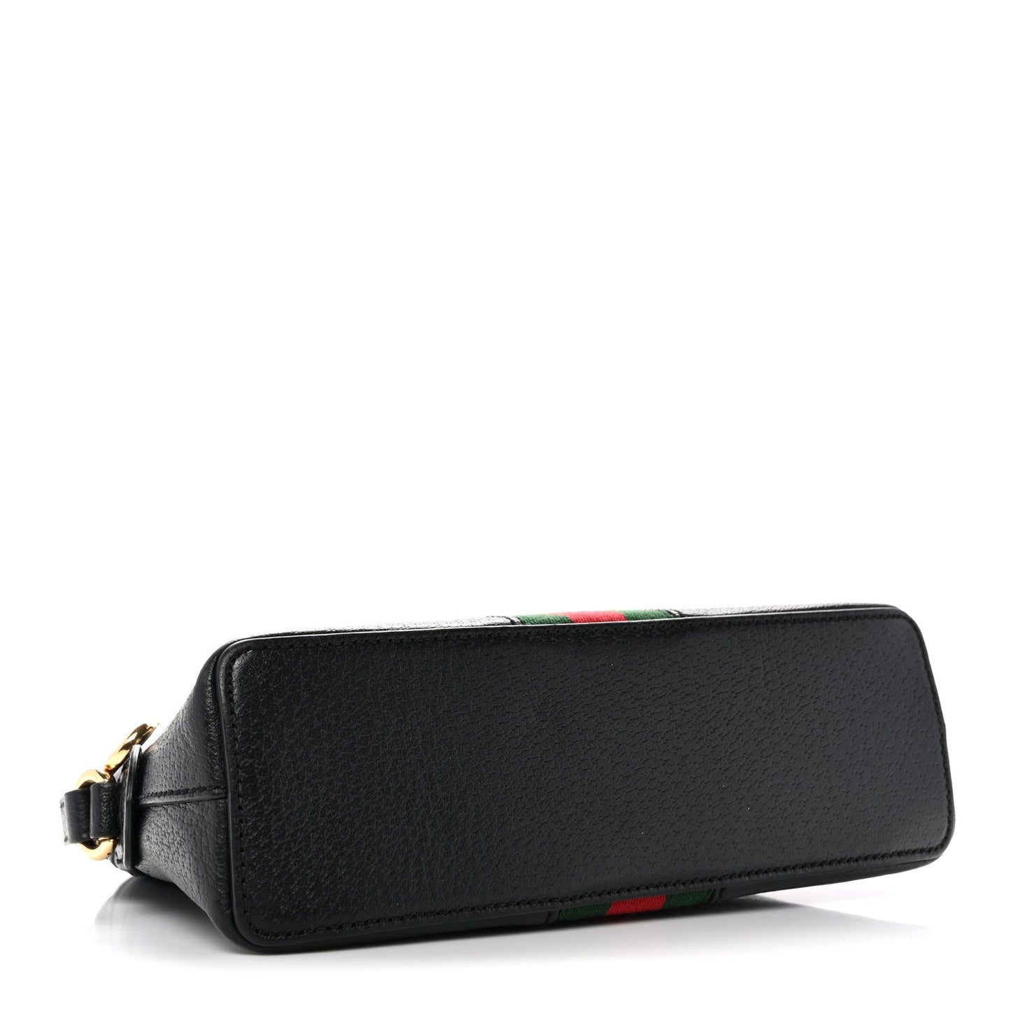 Calfskin GG Web Small Ophidia Dome Shoulder Bag Black
