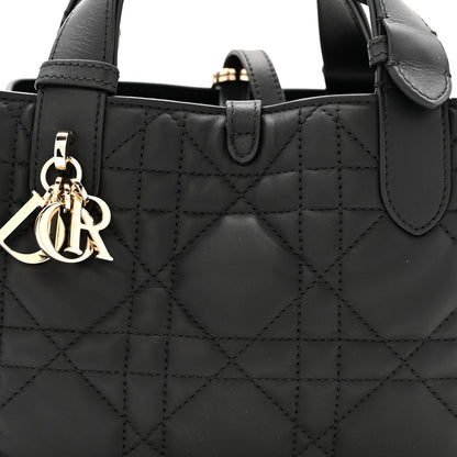 Calfskin Macrocannage Small Toujours  Black