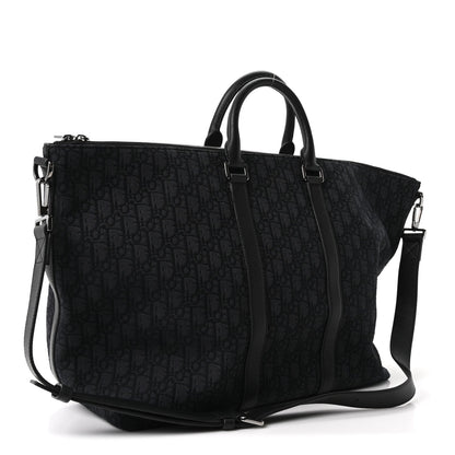 Maxi Oblique Jacquard Weekender 40 Black