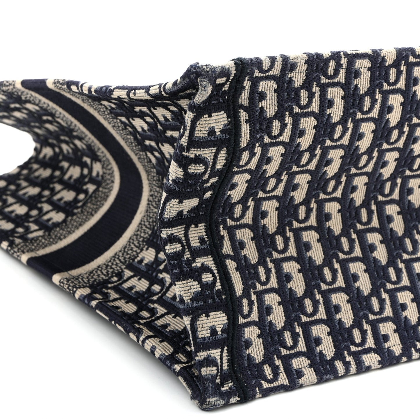 Oblique Large Book Tote Blue Multicolor