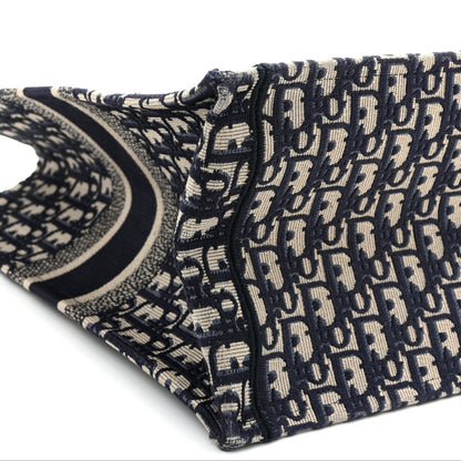 Oblique Large Book Tote Blue Multicolor