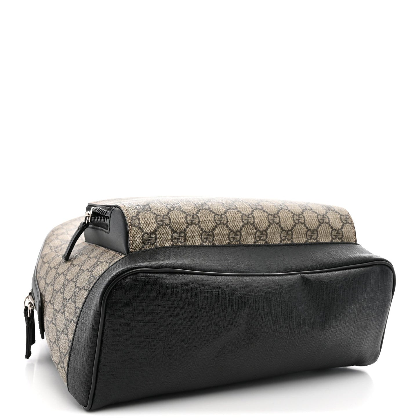 GG Supreme Monogram Medium Backpack Black