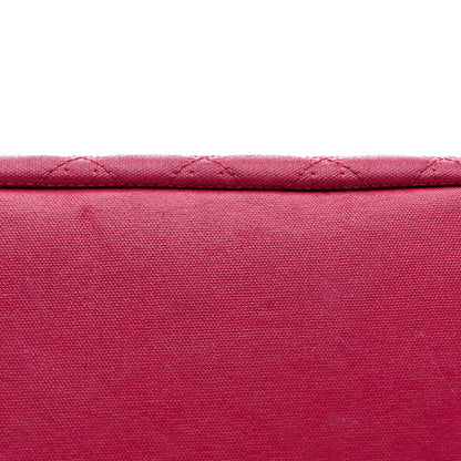 Coated Canvas Cannage Medium Panarea Tote Pink