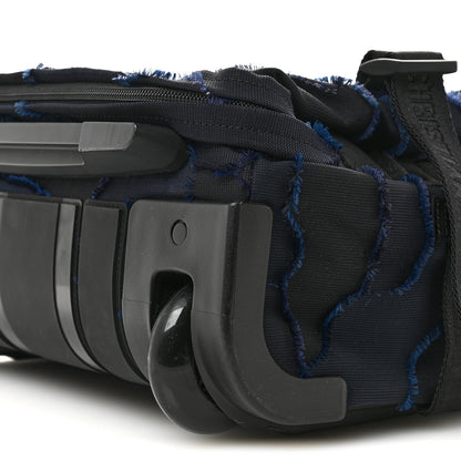 Canvas Small Diortravel Suitcase Blue Multicolor