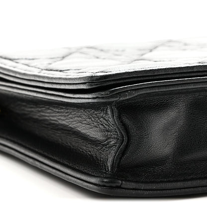 Lambskin Cannage Lady Dior Pouch Black