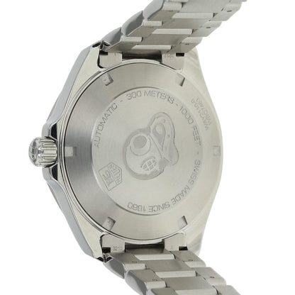 Tag Heuer Aquaracer Automatic Black Dial Silver Steel Strap Watch for Men - WAY2110.BA0928