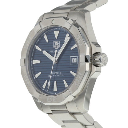 Tag Heuer Aquaracer Automatic Blue Dial Silver Steel Strap Watch for Men - WAY2112.BA0928
