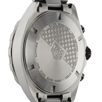 Tag Heuer Formula 1 Chronograph Ceramic Black Dial Silver Steel Strap Watch for Men - CAZ101AH.BA0842