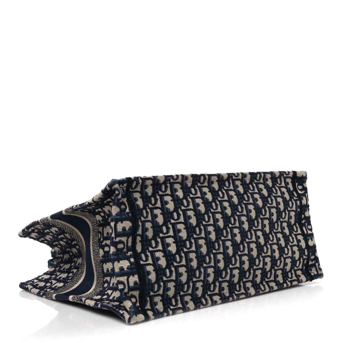 Oblique Medium Book Tote Blue Multicolor