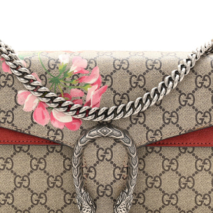 GG Supreme Monogram Blooms Small Dionysus Shoulder Bag Beige Multicolor Dry Rose