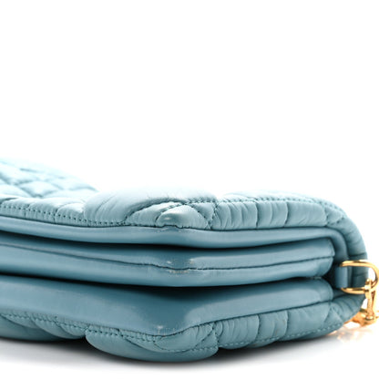 Calfskin Macrocannage Mini Caro Bag Horizon Blue