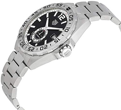 Tag Heuer Formula 1 Automatic Black Dial Silver Steel Strap Watch for Men - WAZ2012.BA0842