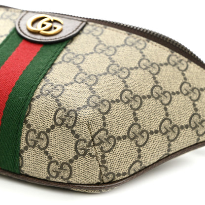 GG Supreme Monogram Web Small Ophidia Belt Bag Beige Ebony New Acero