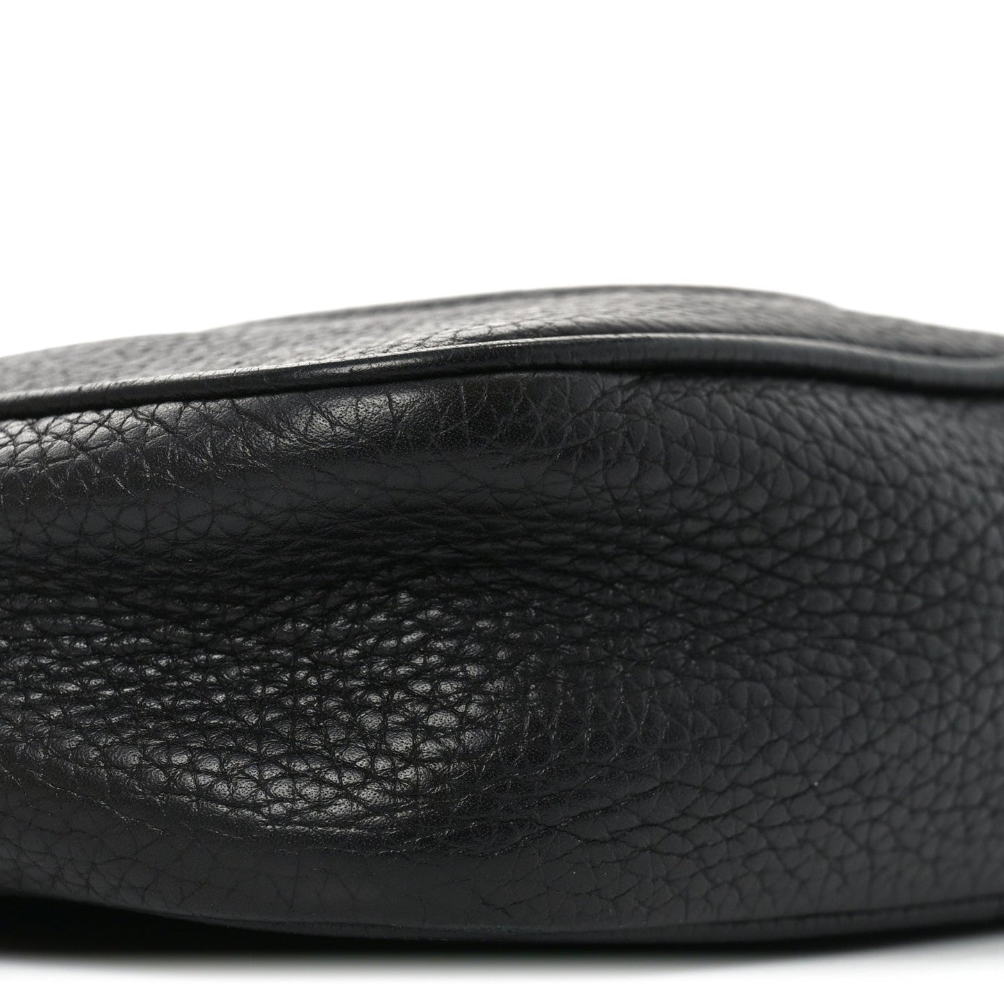 Pebbled Calfskin Mini Soho Disco Bag Black
