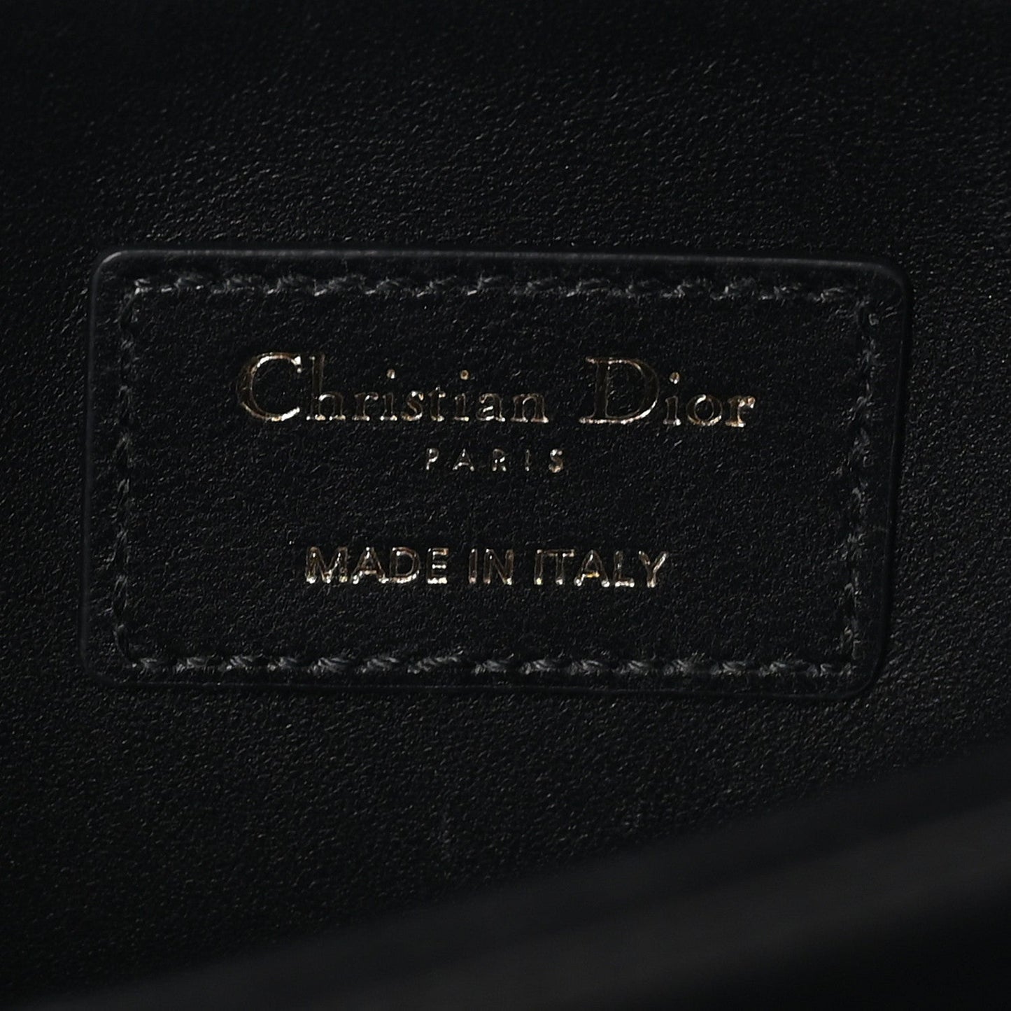 Lambskin Cannage Miss Dior Top Handle Bag Black
